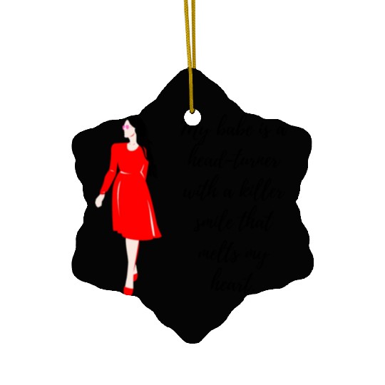 The Allure of My Hot Girlfriend Ceramic Ornaments