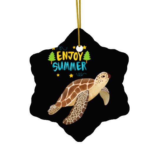 Sea Turtle Ceramic Ornaments