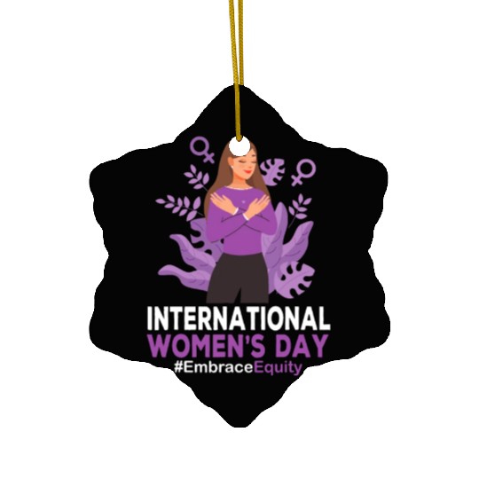 International Women's Day 2023 8 March IWD Embrace Ceramic Ornaments