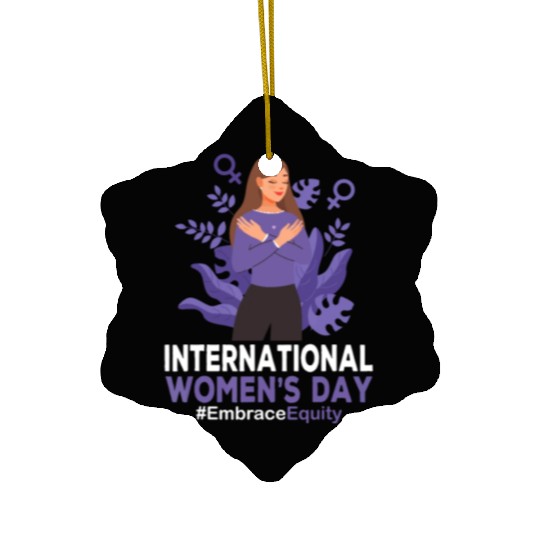 International Women's Day 2023 8 March IWD Embrace Ceramic Ornaments