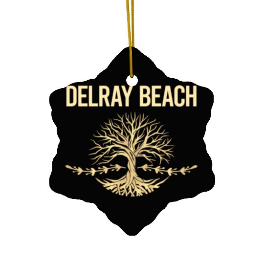 Nature Tree Of Life Delray Beach girl Ceramic Ornaments