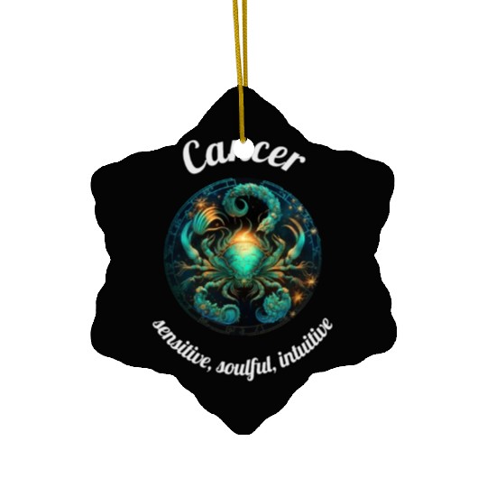 Cancer Zodiac Sign Cancer Astronomy Ceramic Ornaments
