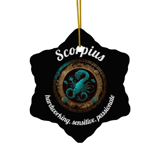 Scorpius Zodiac Sign Scorpio Astronomy Ceramic Ornaments