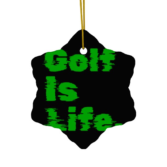 I Like Golfing, Golf Player, Golfing, Golf Is Life Ceramic Ornaments