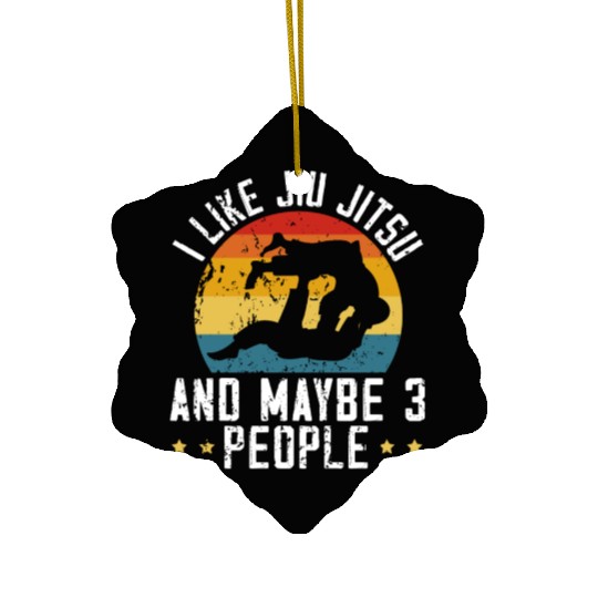 Jiu Jitsu BJJ Martial Arts MMA Combat Fighting Ceramic Ornaments