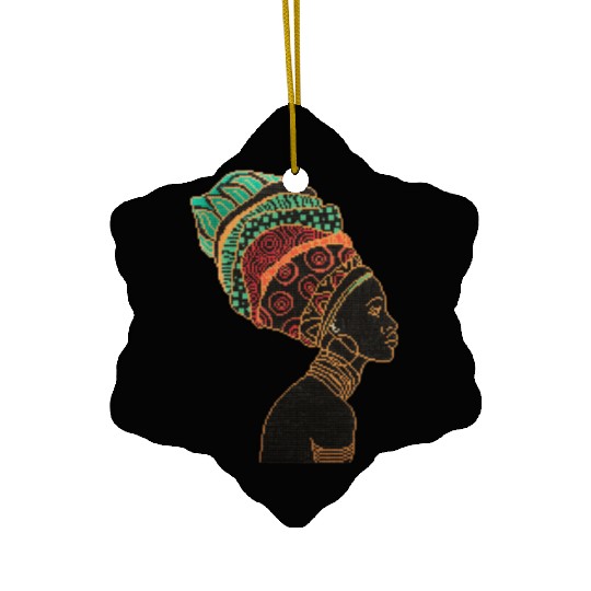 African Women Ceramic Ornaments