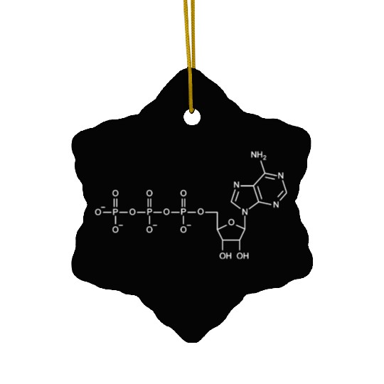 Atp Formula For Biology Science Teacher Ceramic Ornaments