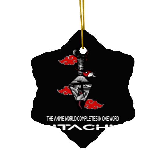 The anime world completes in one word Itachi Ceramic Ornaments