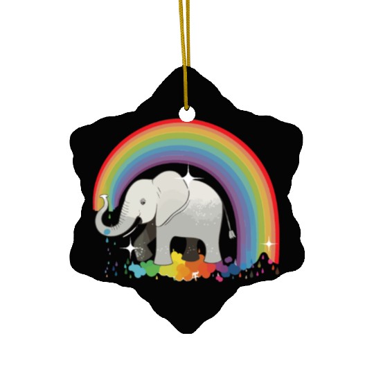 Elephant Lover Wildlife Animal Zoo Zookeeper Ceramic Ornaments