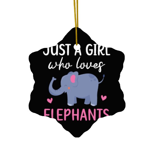 Elephant Lover Wildlife Animal Zoo Zookeeper Ceramic Ornaments