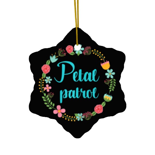 Petal Patrol Flower Girl Kids Toddler Youth Ceramic Ornaments