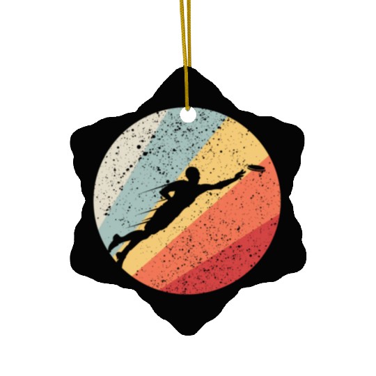Ultimate Frisbee For Frisbee Players Ceramic Ornaments