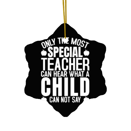Special Ed Teacher Ouftit Ideas For Special Educat Ceramic Ornaments