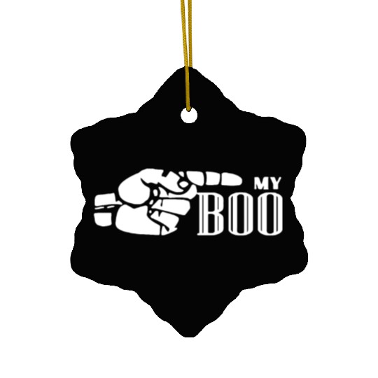 My Boo Gift for Couples His & Hers Valentine's Mat Ceramic Ornaments