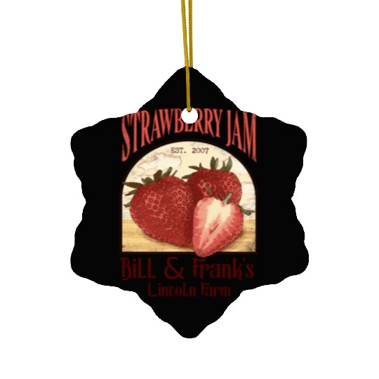 Bill and Frank Strawberry Jam The last of us Ceramic Ornaments