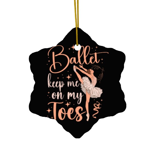 Ballet Dancer Dance Girl Ballerina Ceramic Ornaments