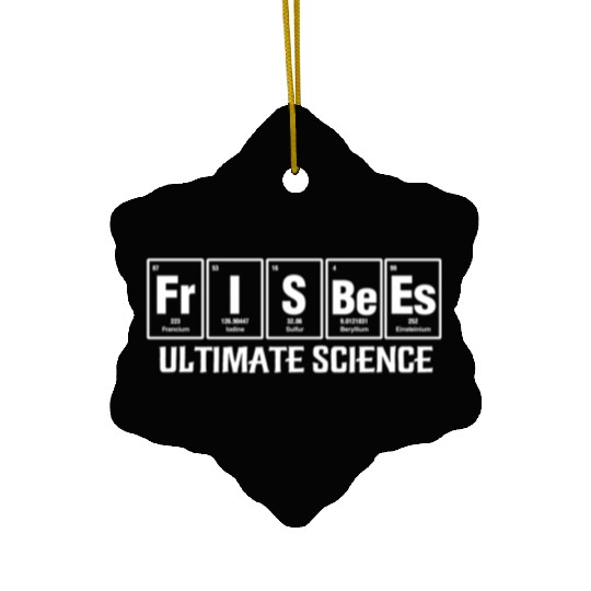 Ultimate Frisbee Player Team Frisbees Ultimate Sci Ceramic Ornaments