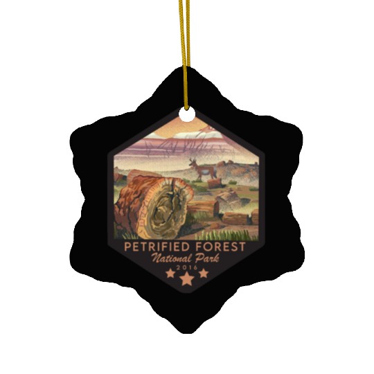 petrified forest national park Ceramic Ornaments
