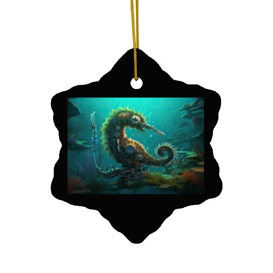 Mechanical Jellyfish Ceramic Ornaments