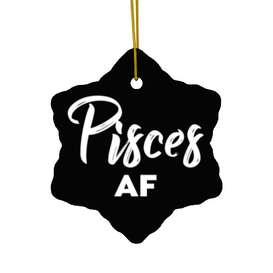 Pisces Af Pisces Astrology Zodiac Sign Pisces Ceramic Ornaments