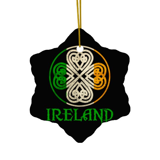 Celtic Knot Clover Ireland St Paddys Day Irish 202 Ceramic Ornaments