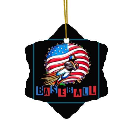 American Game How Baseball Became a National Icon Ceramic Ornaments