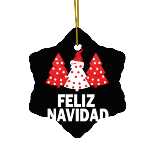 Merry Peruvian Tree Peru Flag Feliz Navidad Ceramic Ornaments