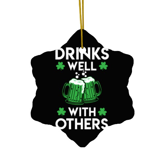 Green Beer St Patrick'S Day Ceramic Ornaments