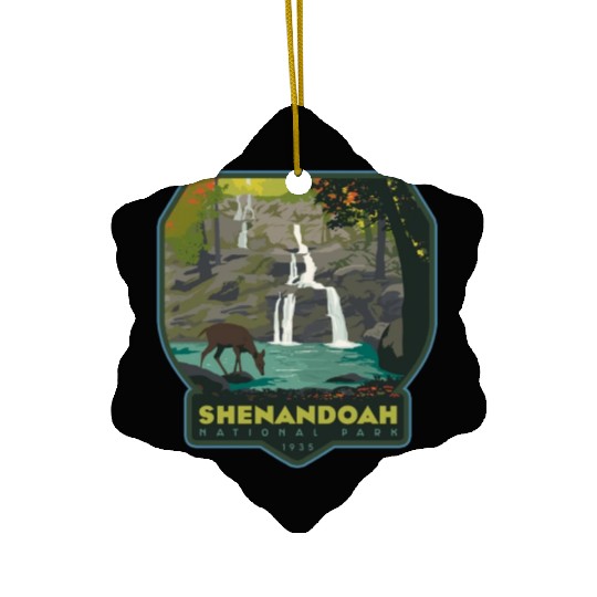 shenandoah national park Ceramic Ornaments