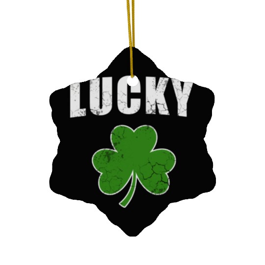 Lucky Irish Shamrock St Patrick'S Day Youth Ceramic Ornaments