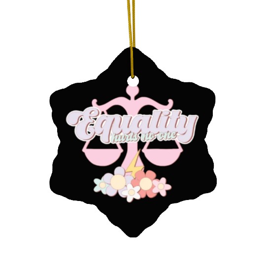 Equality Hurts No One, LGBT Pride Month Ceramic Ornaments