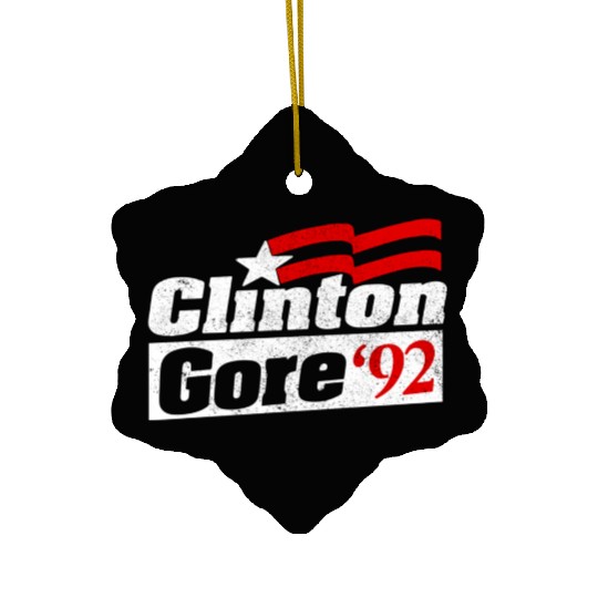 Clinton Gore Bill Clinton 92 Elect Ceramic Ornaments