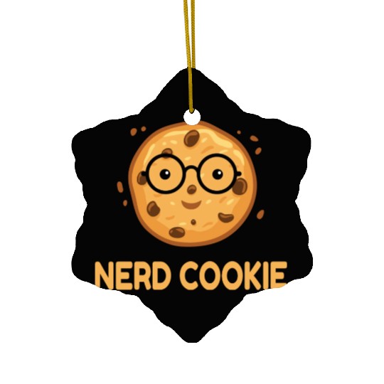 Nerd Cookie Cookies Candy Ceramic Ornaments
