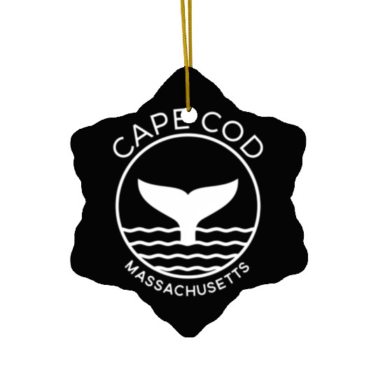 Cape Cod Whale Watch Ceramic Ornaments