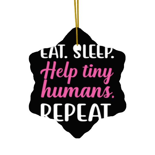 Occupational Therapy Pediatric Ot Ota Eat Sleep Ceramic Ornaments