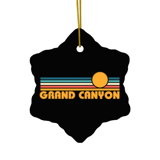 Grand Canyon Sunset Ceramic Ornaments