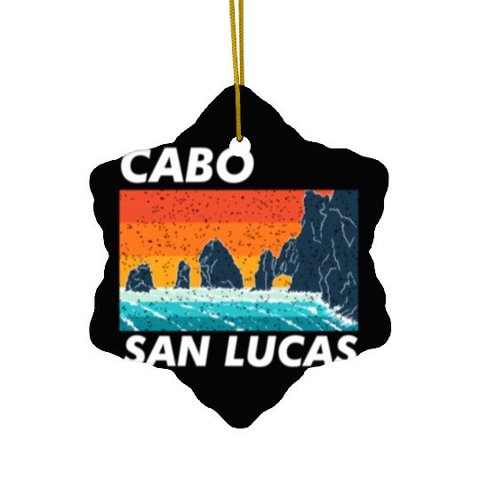 Cabo San Lucas Spring Break Meco Baja California Ceramic Ornaments