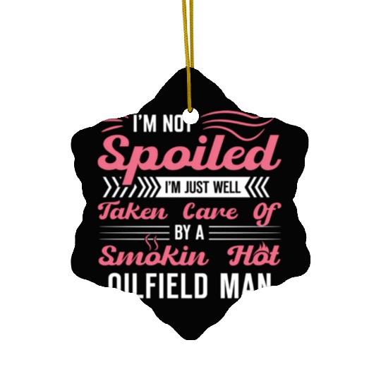 Oilfield Oil Rig Worker Ceramic Ornaments