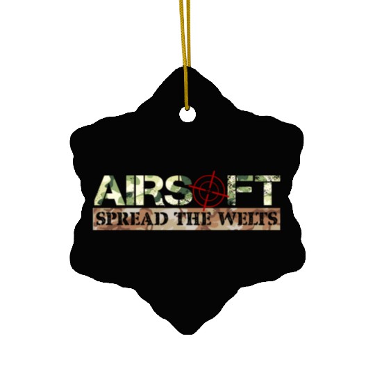 Spread The Welts Airsoft Bb Gun Rifle Ceramic Ornaments