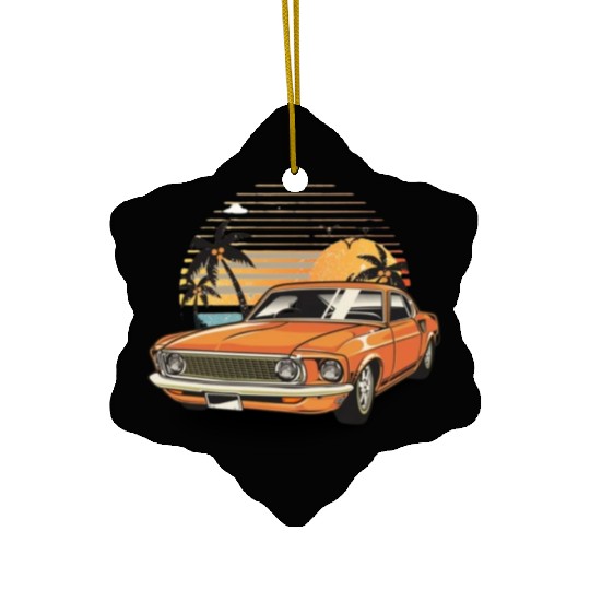 Été Summer Ceramic Ornaments