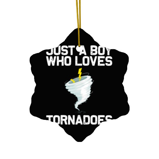 Tornado For Hurricane Weather Chaser Ceramic Ornaments