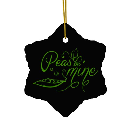 Cute Love Engagement And Wedding Quotes With Peas Ceramic Ornaments
