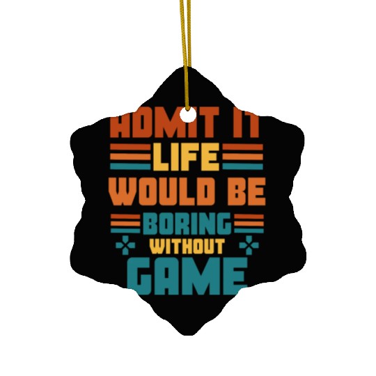 Video Game Ceramic Ornaments