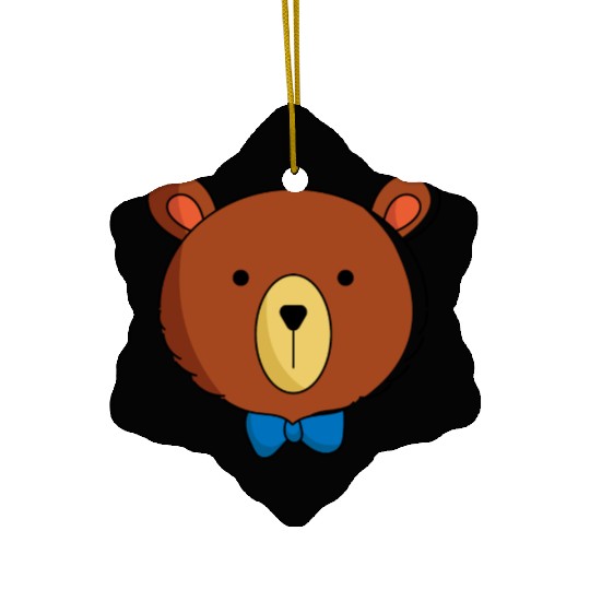 Best Brother Bear - Family Couple Ceramic Ornaments