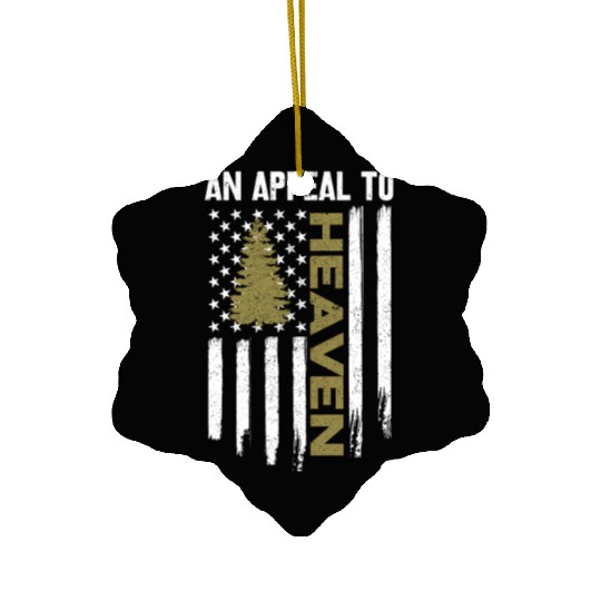 An Appeal To Heaven Pine Tree Flag Gamerican Ceramic Ornaments