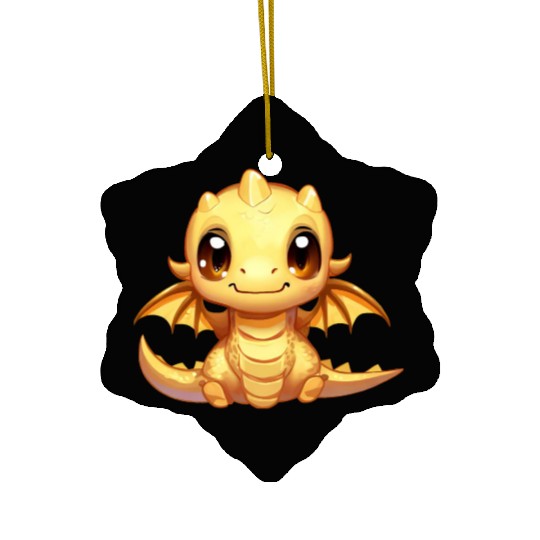 Cute Dragon Reptile Ceramic Ornaments