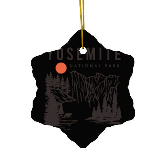 Yosemite National Park Ceramic Ornaments