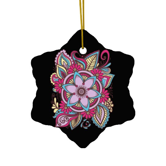 Splash blossom Ceramic Ornaments