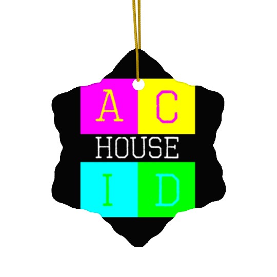 Acid house Ceramic Ornaments