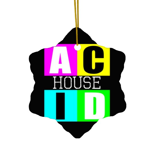 Acid house music Ceramic Ornaments
